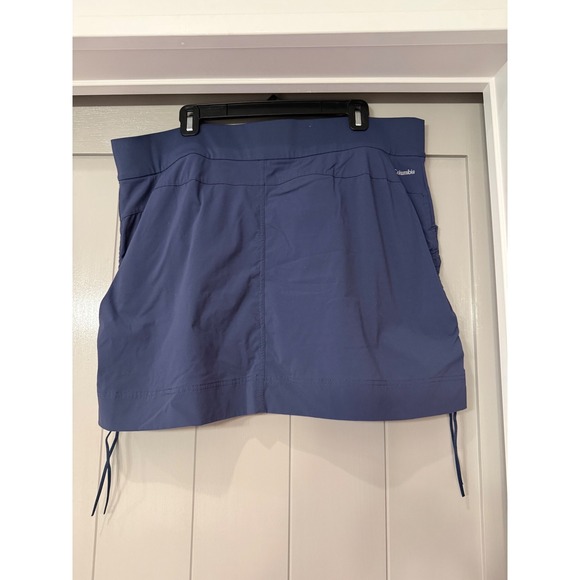 Columbia Blue Athletic Skort Size XXL 21G Built-in Shorts Drawstring Waist - Picture 9 of 10
